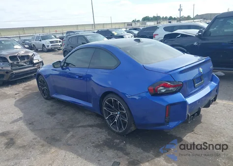 2026 BMW M2 z USA, uszkodzony, nr VIN 3MF23DM08T8F90070